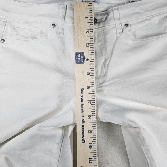NEW Jessica Simpson Slim White Rolled Pants Size 28 – Chic, Modern & Flattering - Picture 4 of 7